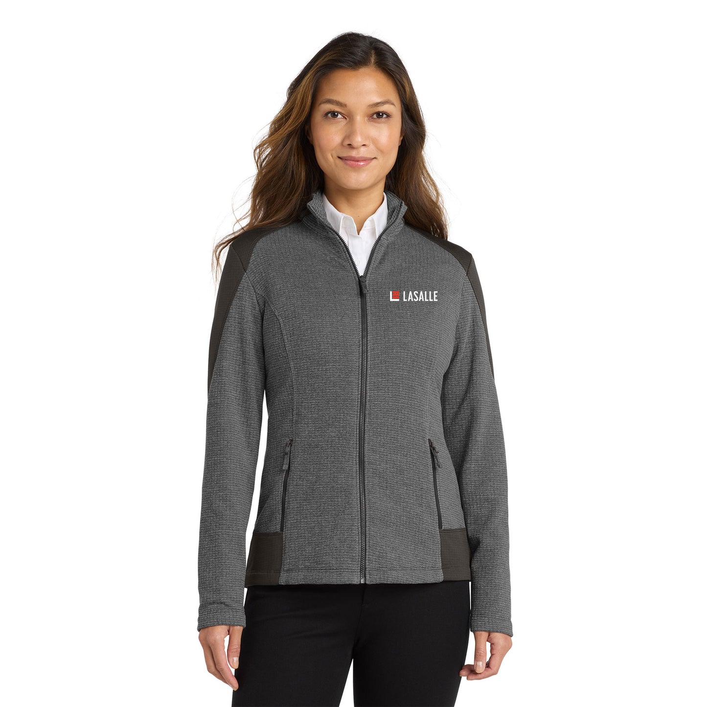 Port Authority Women's Grid Fleece Jacket