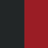 Black/Deep Red