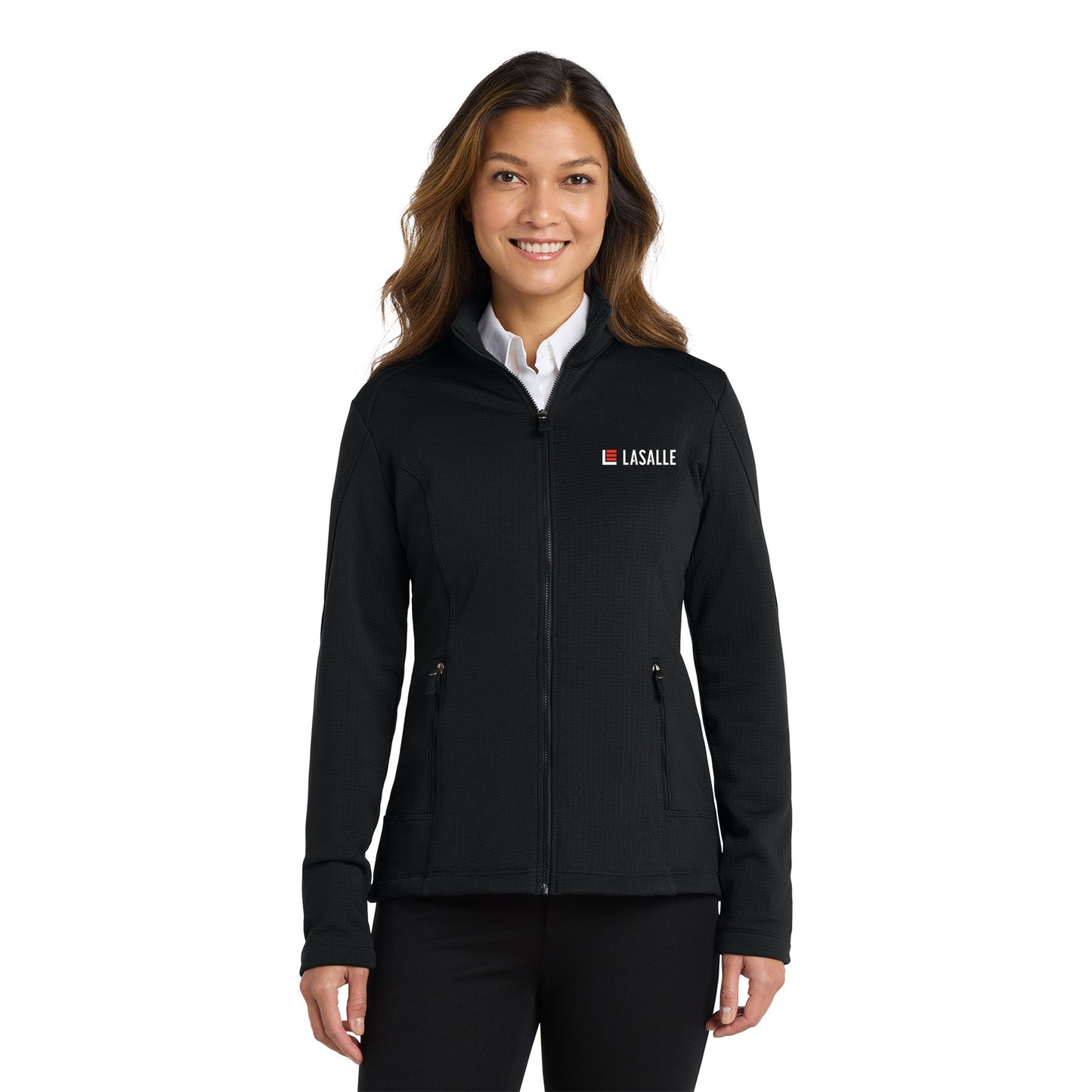 Port Authority Women's Grid Fleece Jacket