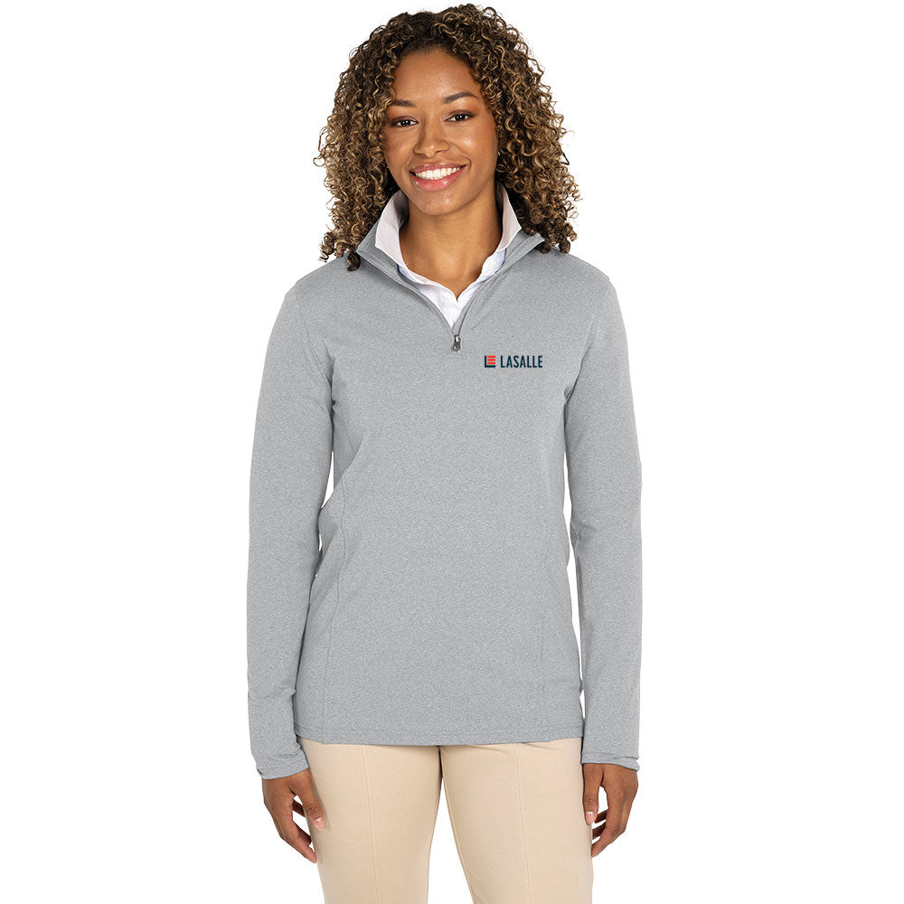 Women's Heathered Eco-Logic Stretch 1/4 Zip