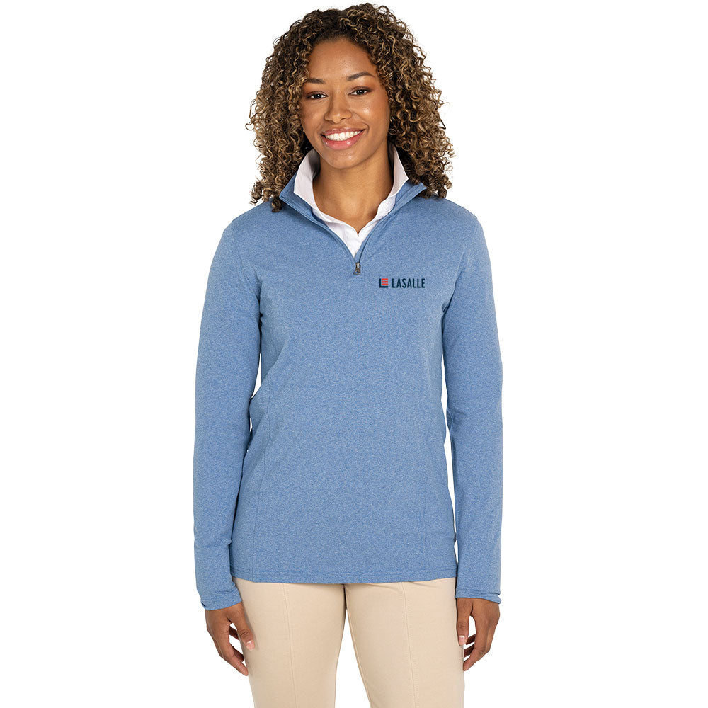 Women's Heathered Eco-Logic Stretch 1/4 Zip