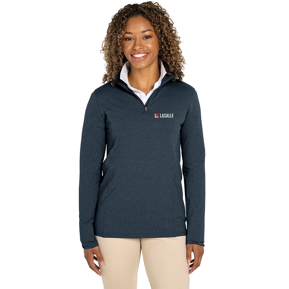 Women's Heathered Eco-Logic Stretch 1/4 Zip