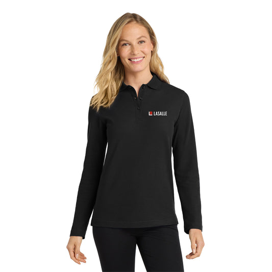 Port Authority Women's Silk Touch Long Sleeve Polo