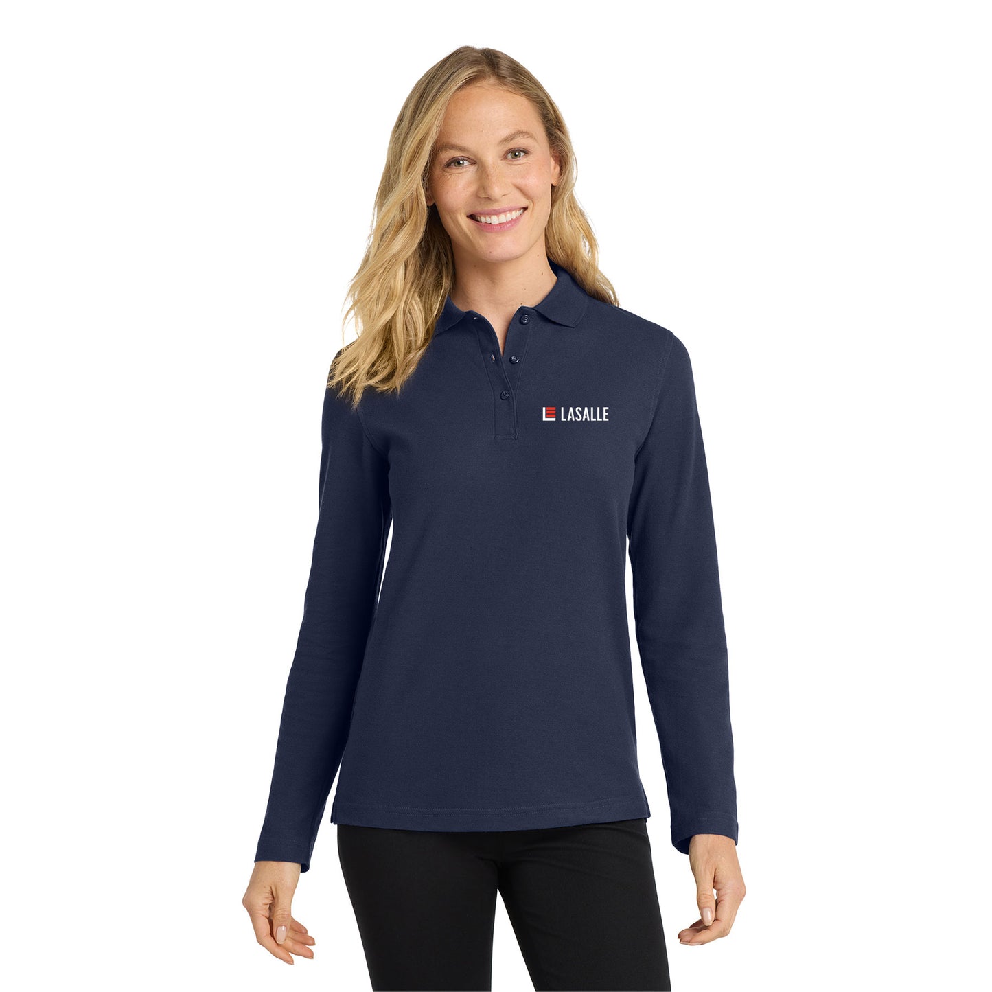 Port Authority Women's Silk Touch Long Sleeve Polo