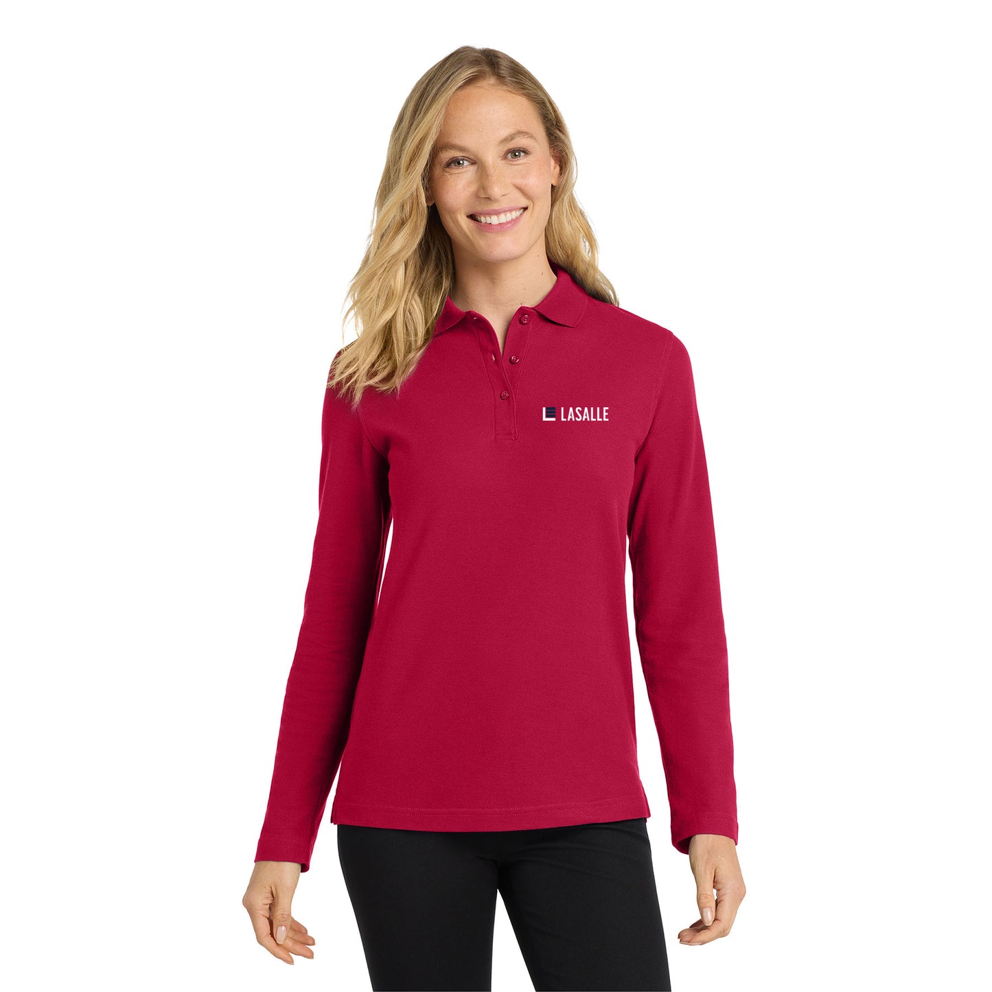 Port Authority Women's Silk Touch Long Sleeve Polo