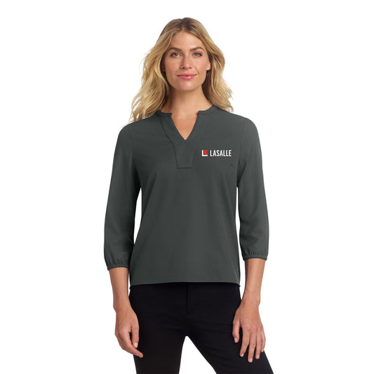 Women's Mercer+Mettle Stretch Crepe 3/4-Sleeve Blouse