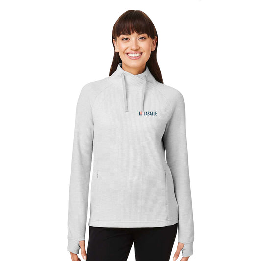 Women's Rhythm Waffle Cross-Neck Pullover