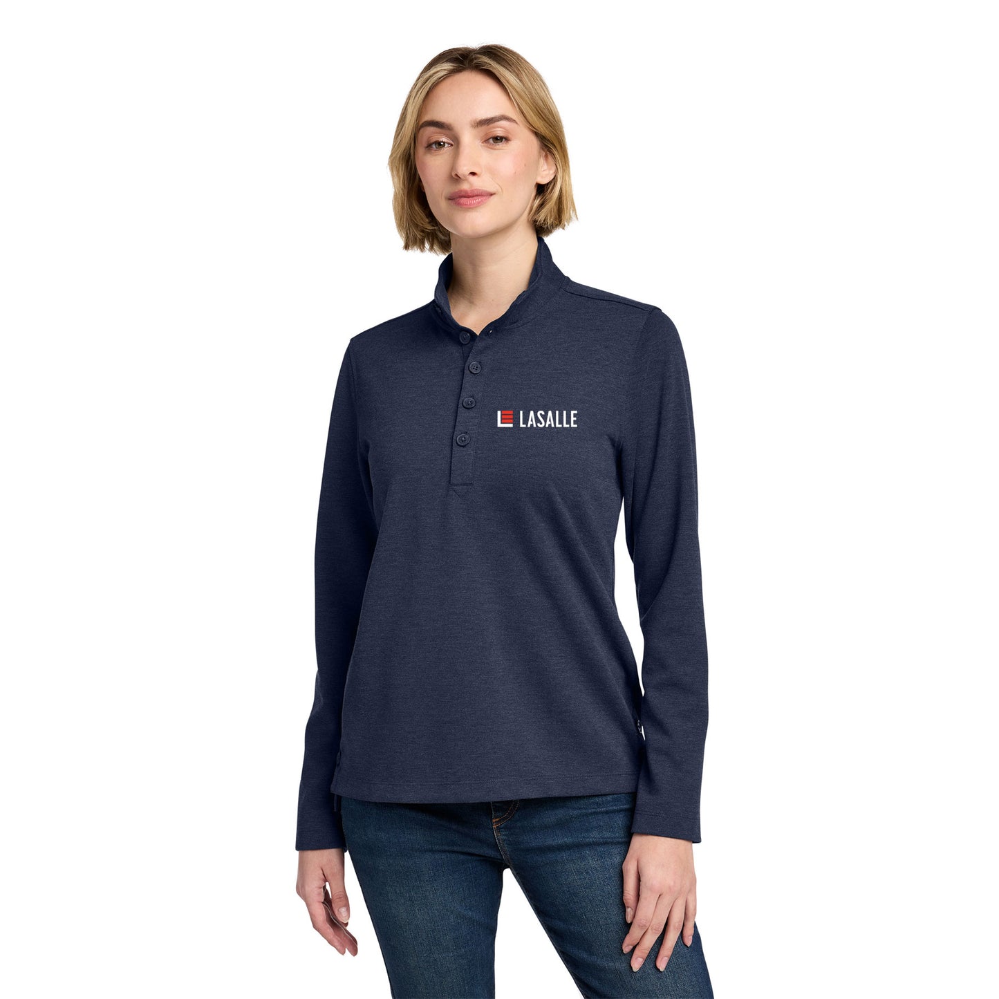 Women's Brooks Brothers Mid-Layer Stretch 1/2 Button