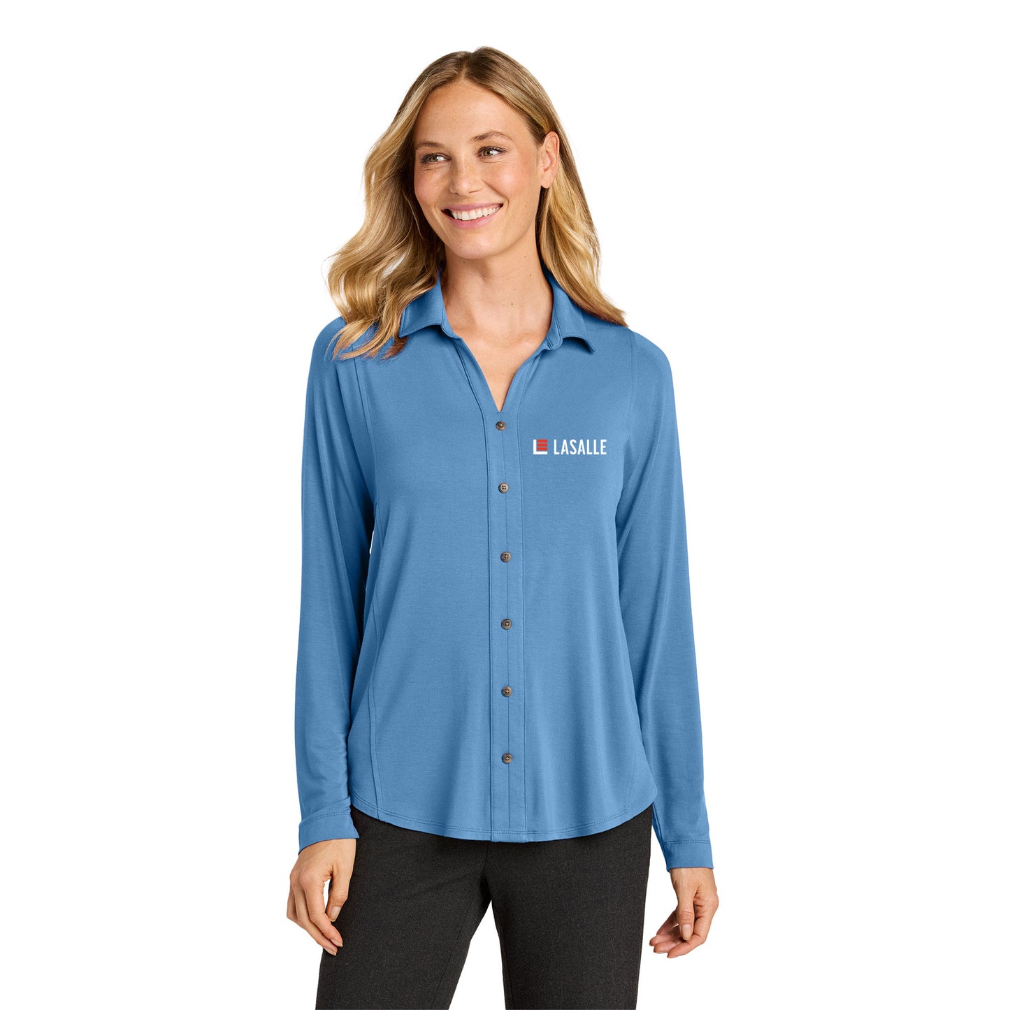 Women's Luxe Knit Button Tunic
