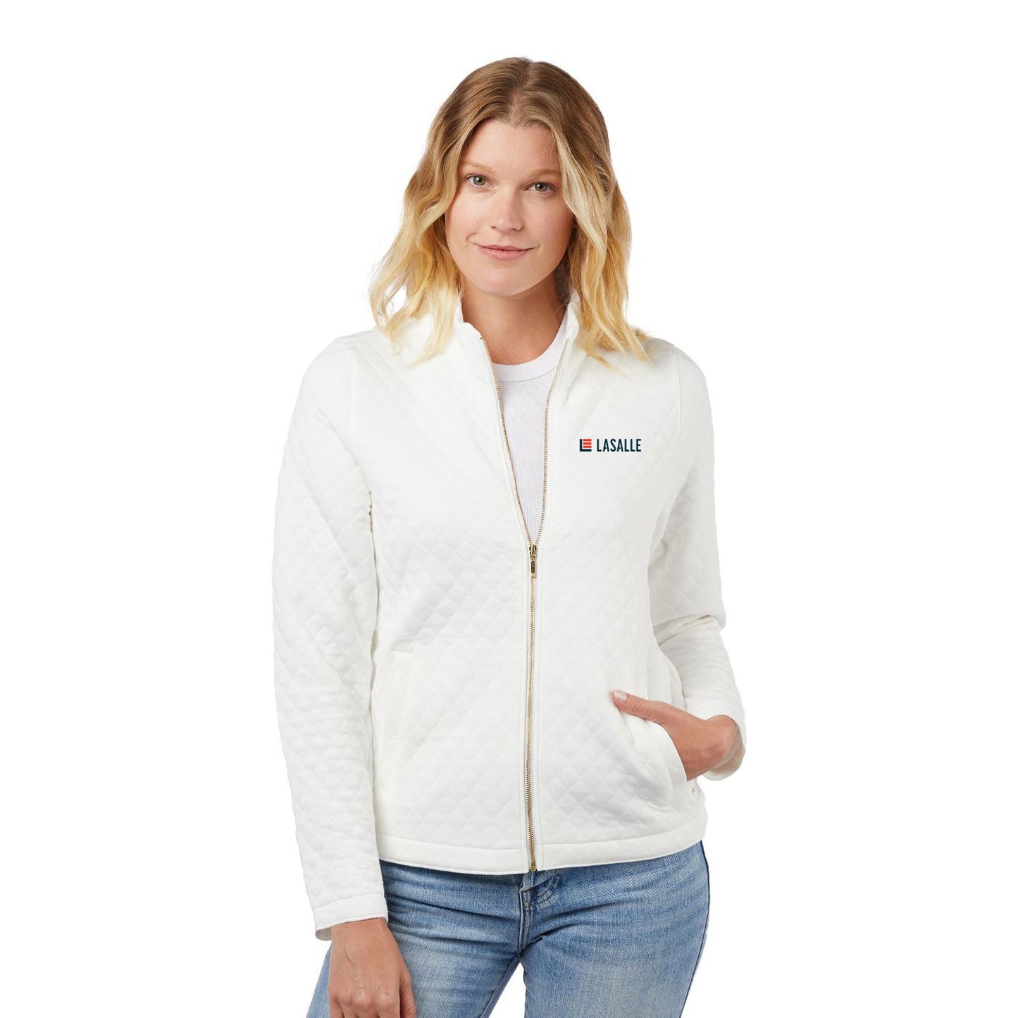 Women's Seneca Quilted Full Zip Sweater
