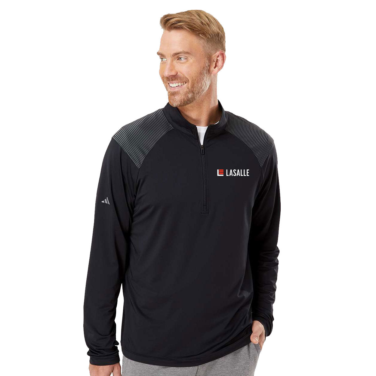 Men's Adidas Ultimate365 Lightweight Shoulder Stripe 1/4 Zip