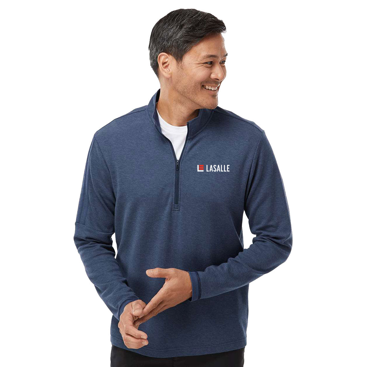Men's Adidas Men’s 3-Stripes 1/4 Zip Sweater
