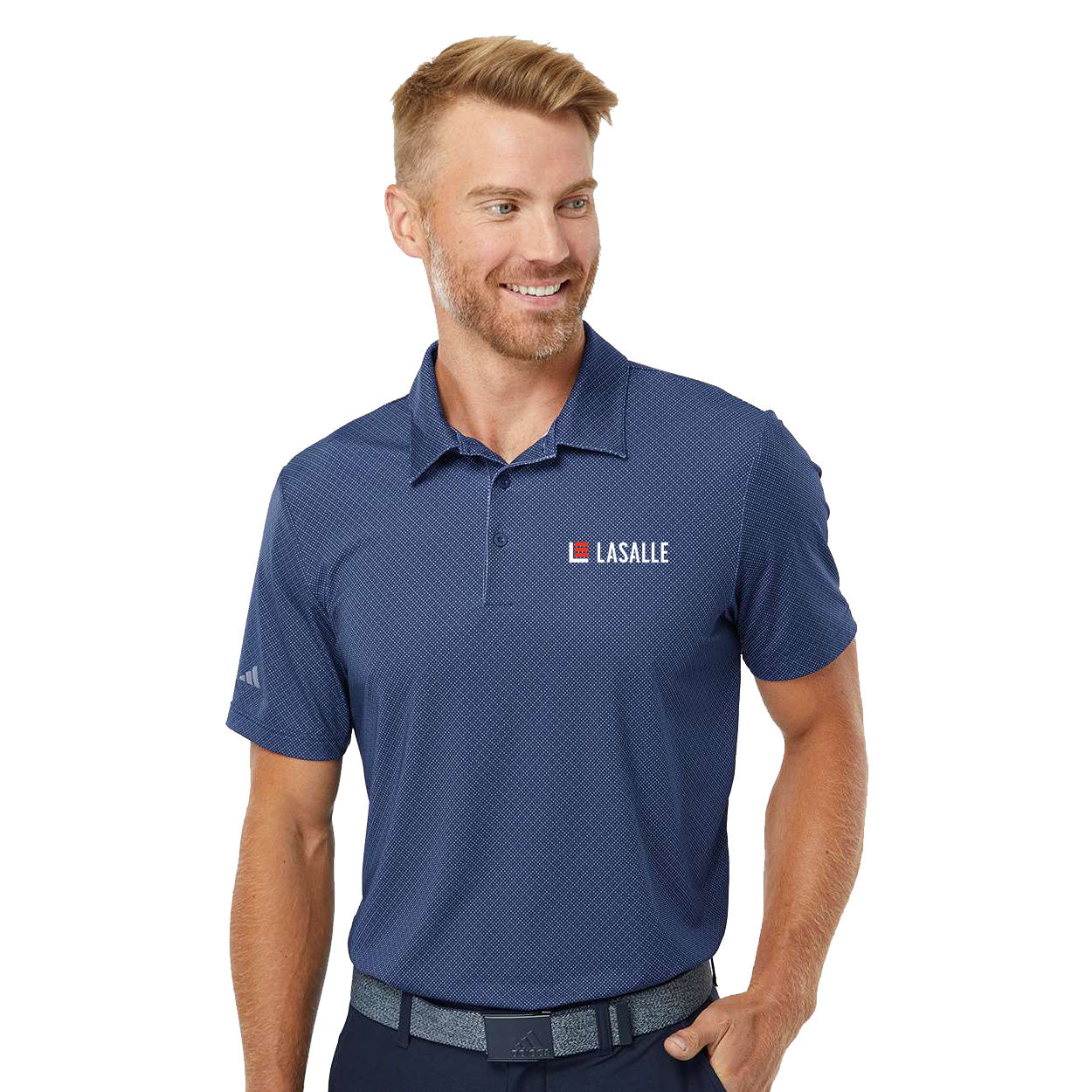 Men's Adidas Ultimate365 Diamond Dot Print Polo