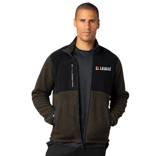 Men's Storm Creek Warm Up Colorblock Sherpa Fleece Jacket