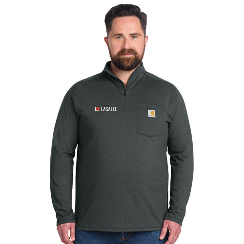 Men's Carhartt Force 1/4-Zip Long Sleeve T-Shirt