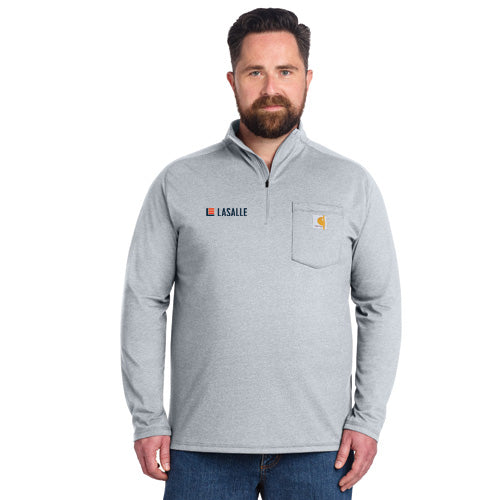 Men's Carhartt Force 1/4-Zip Long Sleeve T-Shirt