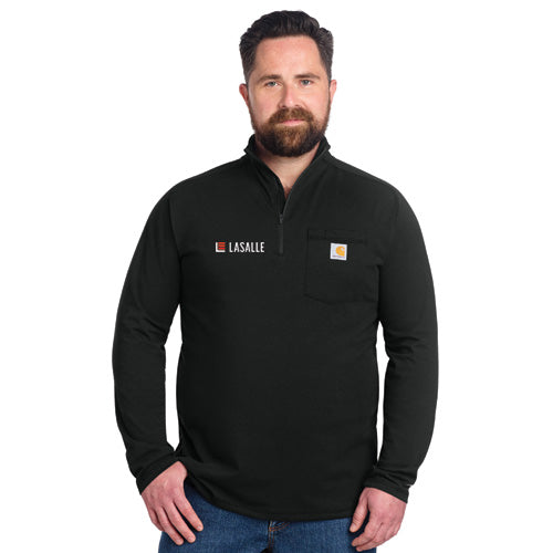 Men's Carhartt Force 1/4-Zip Long Sleeve T-Shirt